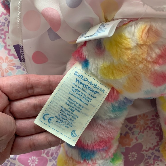 Vintage Build-a-bear plush rabbit with dress - Picture 7 of 9